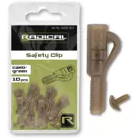 Radical Safety Clip camo-green 10szt